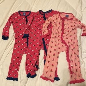 THREE KicKee Pants Jumpers (6-12 Months-12-18 Months)